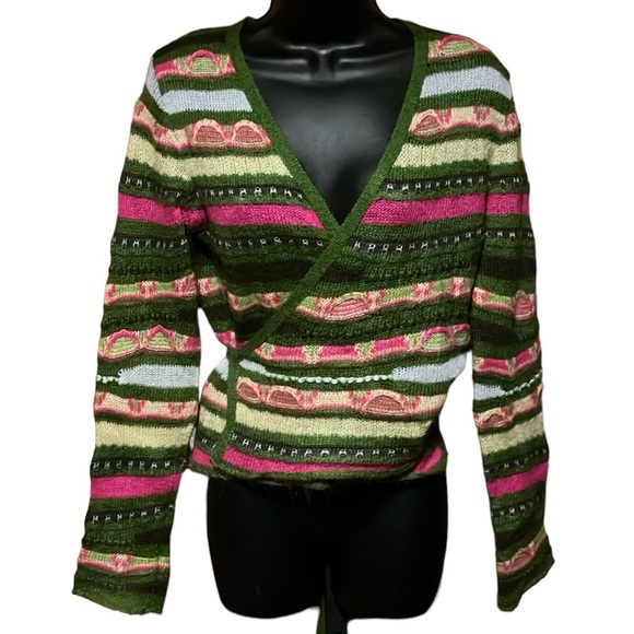 United Colors Of Benetton Multicolor Striped Sweater - Picture 2 of 5